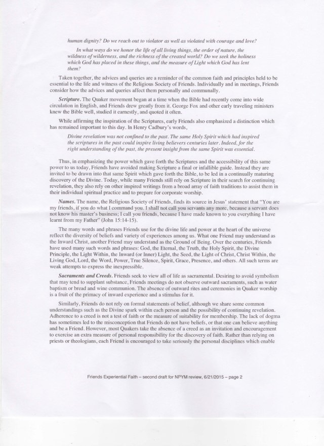 Faith in Practice - Friends Experiential Faith - Page 2