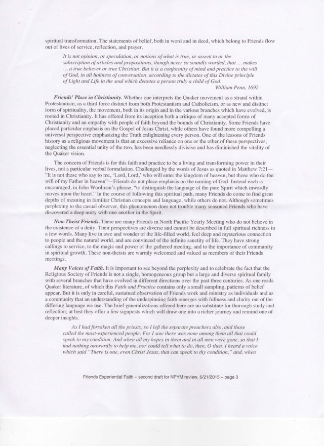 Faith in Practice - Friends Experiential Faith - Page 3