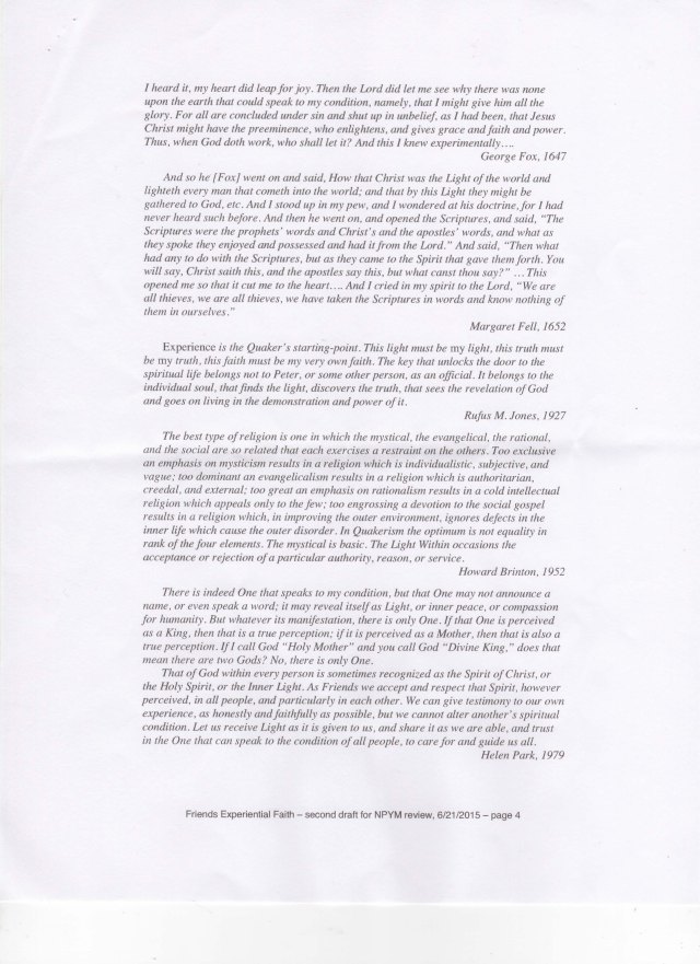 Faith in Practice - Friends Experiential Faith - Page 4