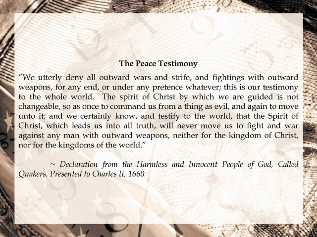 Friends' Peace Testimony